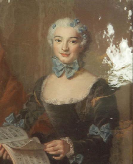 unknow artist Portrait of Mme Thiroux d'Arconville Darlus 1735